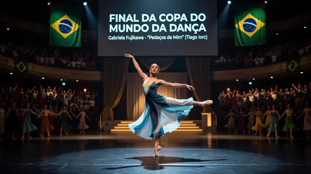 Bailarina de Garça leva jazz brasileiro à final da Copa do Mundo da Dança