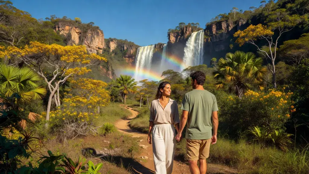 Giulia Costa Assume Namoro em Viagem à Chapada dos Veadeiros
